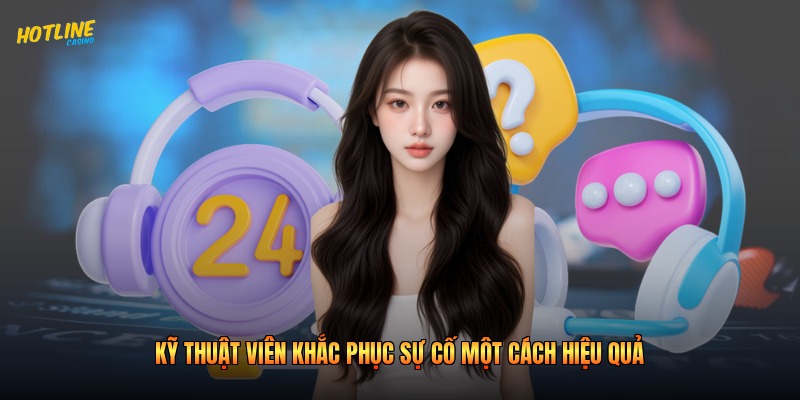 Kỹ thuật viên khắc phục sự cố một cách hiệu quả