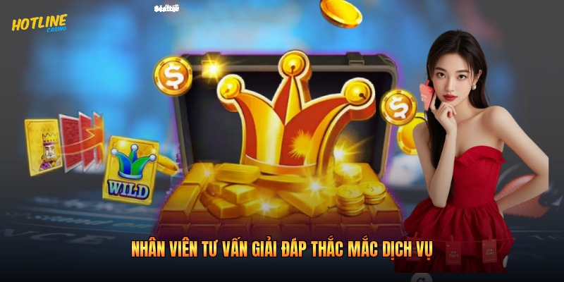Nhân viên tư vấn giải đáp thắc mắc dịch vụ
