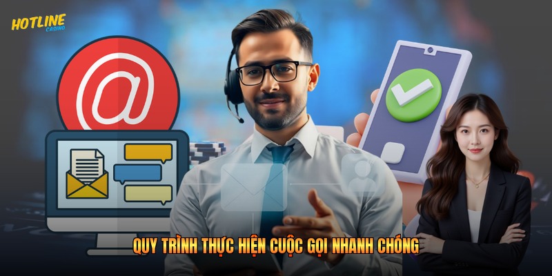 Quy trình thực hiện cuộc gọi nhanh chóng